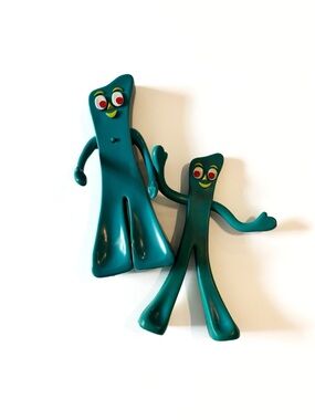 Vintage Gumby Figurines Talking Bendable